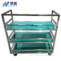 Stainless steel multi-layer trolley